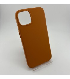 Чехол WAVE Premium Leather Edition Case with MagSafe iPhone 13 (Orange)