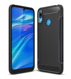 Силикон Soft Carbon Huawei Y7 (2019) (Чёрный)