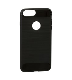 Силиконовый чехол Polished Carbon Apple iPhone 6/7/8 Plus (черный)