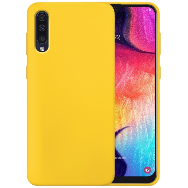 Силикон Original 360 Case Samsung Galaxy A30s / A50 / A50s (Жёлтый)