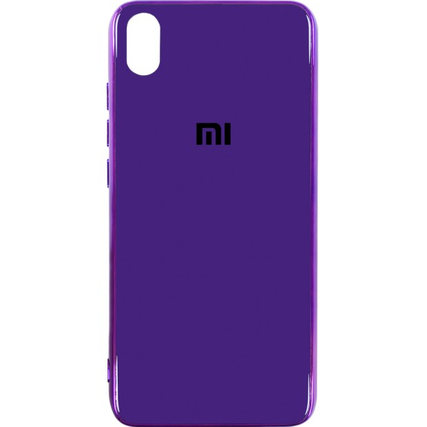 Накладка Glass Case Xiaomi Redmi 7A (Фиолетовый)