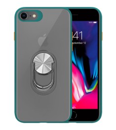 Накладка Totu Ring Magnetic Case Apple iPhone 7 / 8 / SE (2020) (Зелёный)