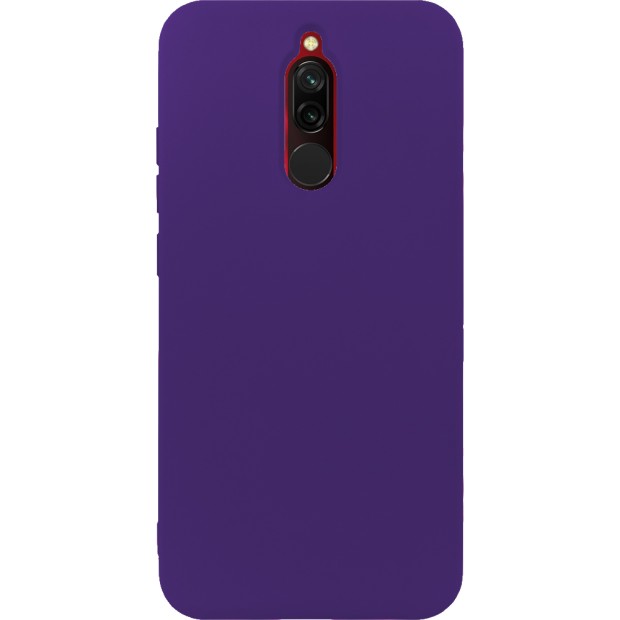 Силикон Original 360 Case Logo Xiaomi Redmi 8 (Фиолетовый)