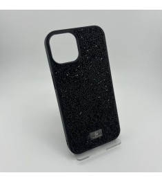 Чехол Bling World Rock Diamond iPhone 14 (Black Titanium)