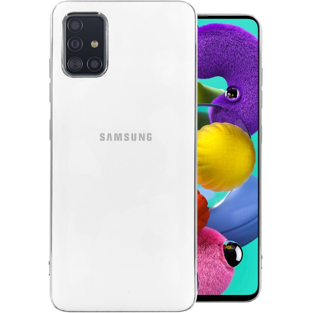Силикон Zefir Matte Case Samsung Galaxy A51 (2020) (Белый)