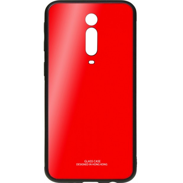Накладка Glass Case Xiaomi Redmi Mi9T / K20 Pro (Красный)