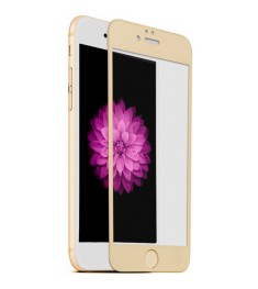 Стекло 5D Apple iPhone 6 / 6s Gold