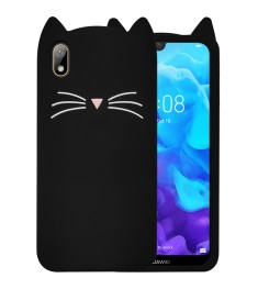 Силикон Kitty Case Huawei Y5 (2019) / Honor 8S (Черный)