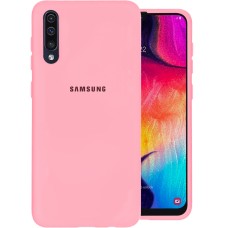 Силиконовый чехол Original Case (HQ) Samsung Galaxy A30s / A50 / A50s (2019) (Розовый)