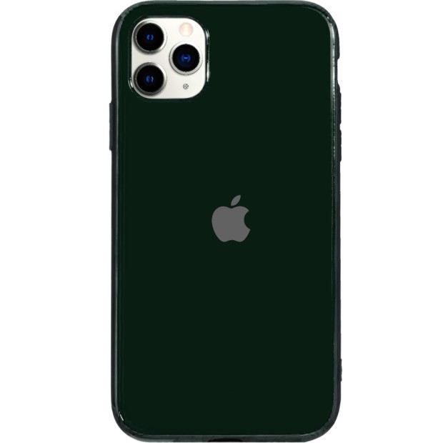 Силиконовый чехол Zefir Case Apple iPhone 11 Pro Max (Тёмно-зелёный)