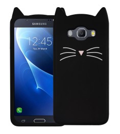 Силикон Kitty Case Samsung Galaxy J5 (2016) J510 (Черный)