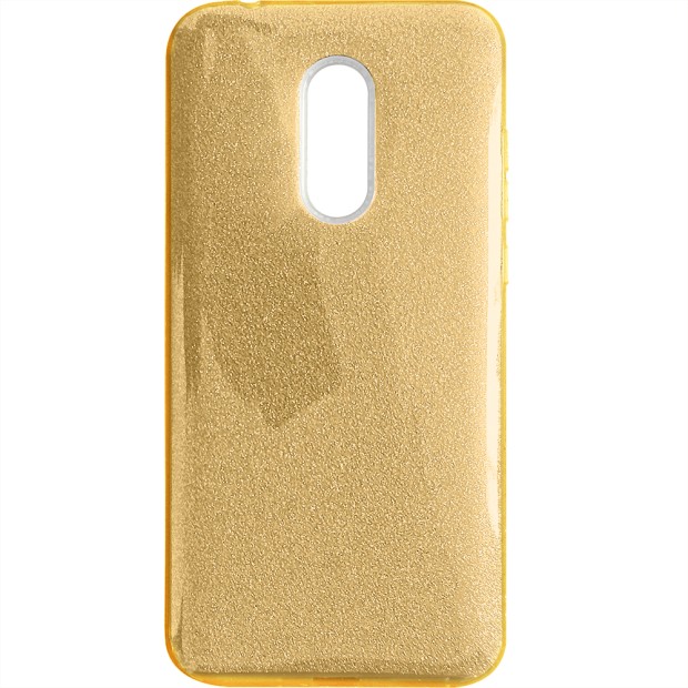 Чехол Силикон Glitter Xiaomi Redmi 5 Plus (золотой)