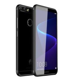 Силиконовый чехол UMKU Line Huawei Y6 Pro (Чёрный)