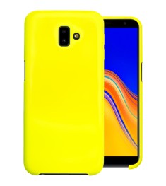 Силикон Original 360 Case Logo Samsung Galaxy J6 Plus (2018) J610 (Жёлтый)