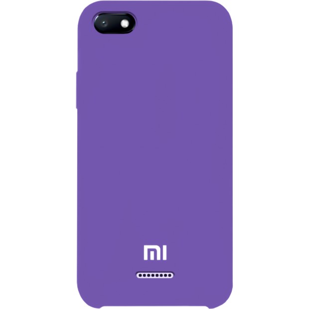 Силиконовый чехол Original Case Xiaomi Redmi 6A (Фиолетовый)