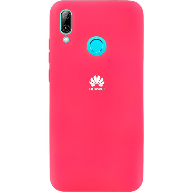 Силикон Original 360 Case Logo Huawei P Smart (2019) / Honor 10 Lite (Малиновый)