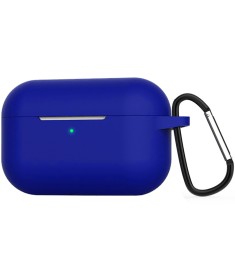 Футляр для наушников Full Silicone Case Apple AirPods Pro (Синий)