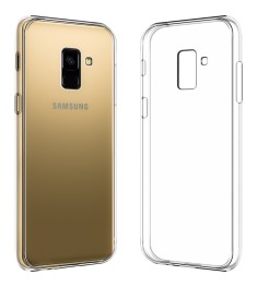 Силиконовый чехол WS Samsung Galaxy A8 (2018) A530 (прозрачный)