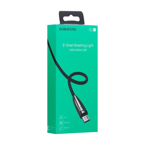USB кабель Borofone BlinkJet BU3 (MicroUSB)