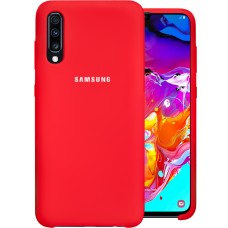 Силиконовый чехол Original Case Samsung Galaxy A70 (2019) (Красный)