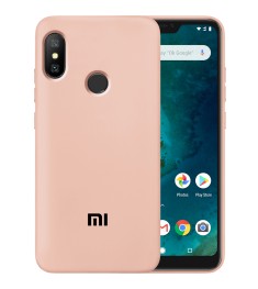 Силикон Original 360 Case Logo Xiaomi Mi6x / Mi A2 (Пудровый)