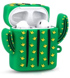 Футляр для наушников Cartoon Apple AirPods 2 (Cactus)