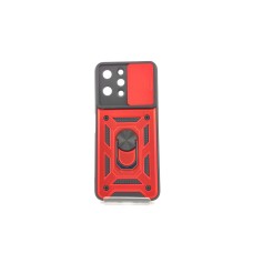 Бронь-чехол Ring Serge Armor ShutCam Case Xiaomi Redmi 12 / Poco M6 Pro (Красный)