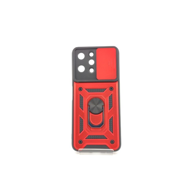 Бронь-чехол Ring Serge Armor ShutCam Case Xiaomi Redmi 12 (Красный)