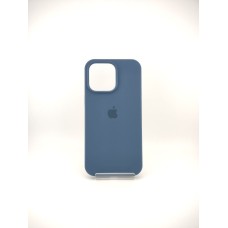 Силикон Original Round Case Apple iPhone 15 Pro Max (Storm Blue)