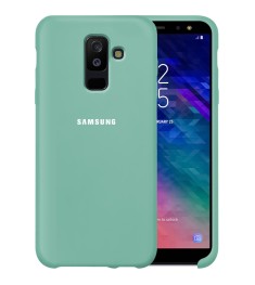Силикон Original Case HQ Samsung Galaxy A6 Plus (2018) A605 (Бирюзовый)