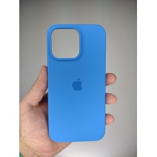 Силикон Original Round Case Apple iPhone 15 Pro Max (12) Royal Blue