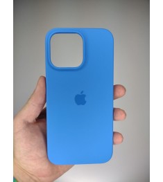 Силикон Original Round Case Apple iPhone 15 Pro Max (12) Royal Blue