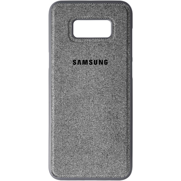 Силикон Textile Samsung Galaxy S8 Plus (Серый)