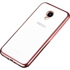 Силиконовый чехол UMKU Line Meizu M5 (Розовый)