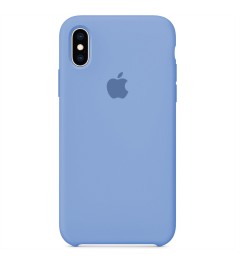 Силиконовый чехол Original Case Apple iPhone X / XS (37) Azure