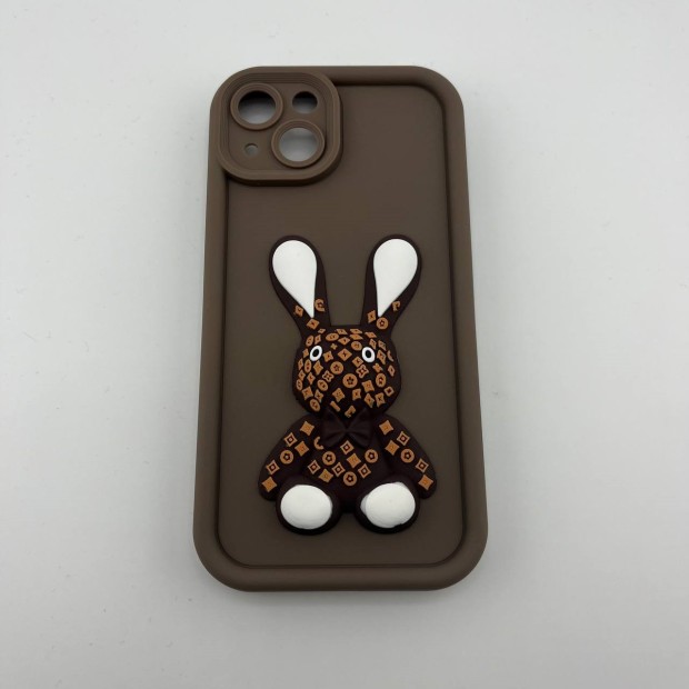 Чехол Pretty Things Case Apple iPhone 13 (Brown/Rabbit)