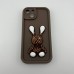 Чехол Pretty Things Case Apple iPhone 13 (Brown/Rabbit)