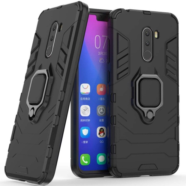 Бронь-чехол Ring Armor Case Xiaomi Pocophone F1 (черный)