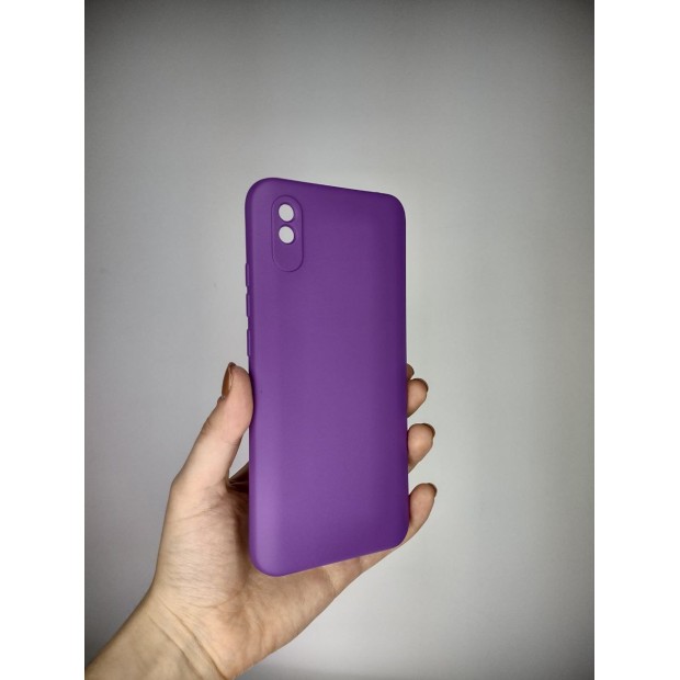 Силикон Original 360 ShutCam Case Xiaomi Redmi 9A (Сиреневый)