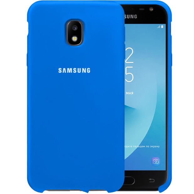 Силикон Original Case HQ Samsung Galaxy J3 (2017) J330 (Синий)