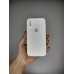 Силикон Original Square RoundCam Case Apple iPhone X / XS (06) White