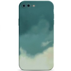 Силикон WAVE Watercolor Case iPhone 7 Plus / 8 Plus (dark green/gray)
