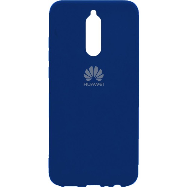 Силиконовый чехол Original Case Huawei Mate 10 Lite (Тёмно-синий)
