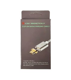 USB-кабель Clip-ON Magnetic (MicroUSB) (Чёрный)