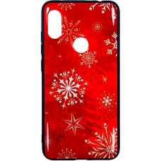 Силиконовый чехол Christmas Case Xiaomi Redmi Note 6 / Note 6 Pro (Snowflake)