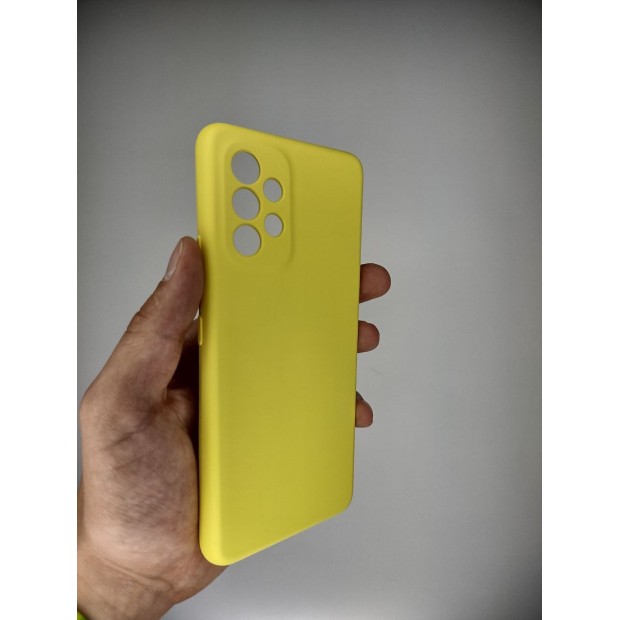 Силикон Original ShutCam Samsung Galaxy A53 (Жёлтый)