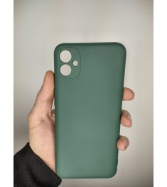 Силикон Original 360 ShutCam Case Samsung Galaxy A04E (2022) (Тёмно-зеленый)