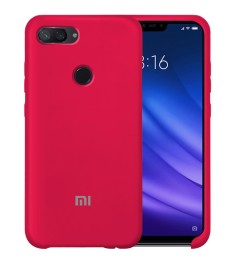 Силикон Original Case Xiaomi Mi8 Lite (Малиновый)