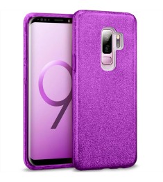 Силикон Glitter Samsung Galaxy S9 Plus (G965) (Фиолетовый)