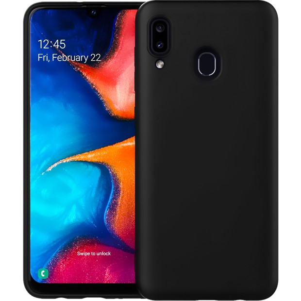 Силикон Graphite Samsung Galaxy A20 / A30 (2019) (Чёрный)